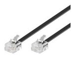 Wentronic Goobay Antennen Anschlusskabel, Schwarz, 2.5 m - Koax-Stecker <=> Koax-Stecker (68148)
