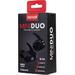 MAXELL MINI DUO Kabellose In-Ear-Kopfhörer mit Ladetasche Schwarz (MAXELL MINI DUO)