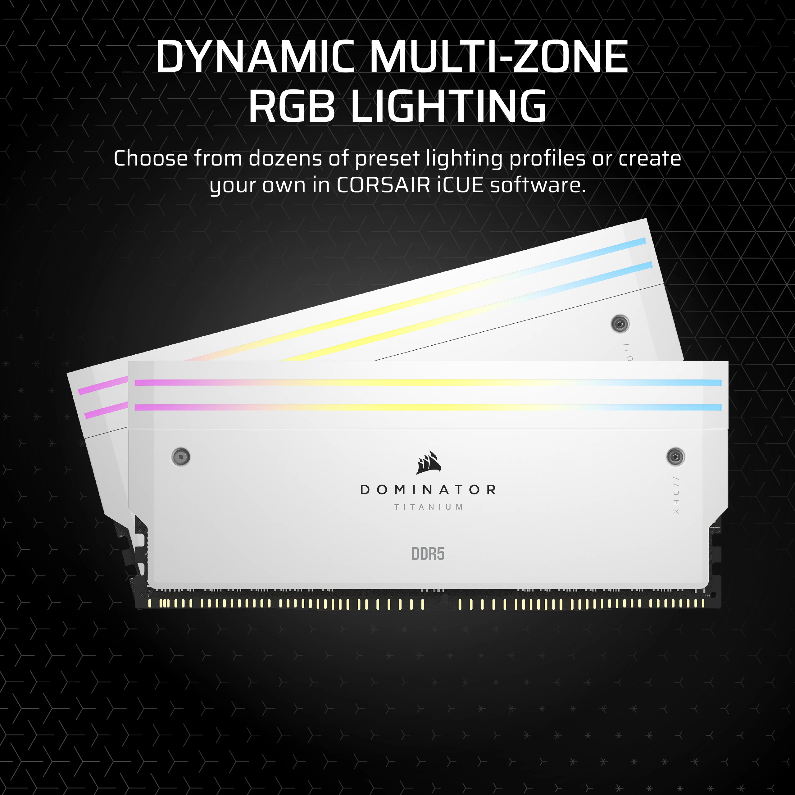 Corsair DOMINATOR TITANIUM Light Enhancement Kit RGB Weiß