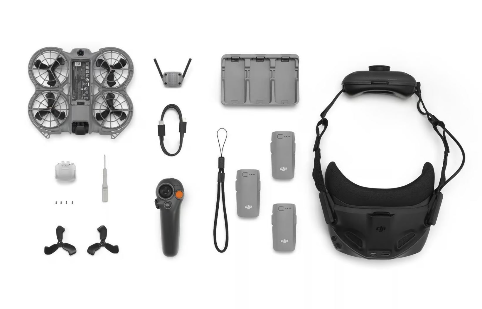 DJI Neo 2 Motion Fly More Combo + Goggles N3 Kameradrohne Quadrocopter 12 MP 4K