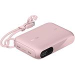 Belkin Powerbank mit Display 20W 10.000 mAh USB-C rosa BPB027HQPK