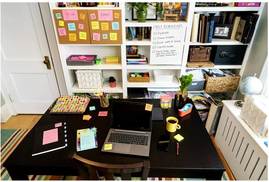 Post-it Super Sticky 622-12SS-PLAY Haftnotizen 47,6 x 47,6 mm 12 Blöcke à 90 Blatt Mehrfarbig