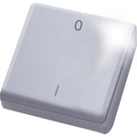 ELTAKO FMH2S-wg Funk-Minihandsender reinweiss glaenzend fuer Schluesselring (30000085)