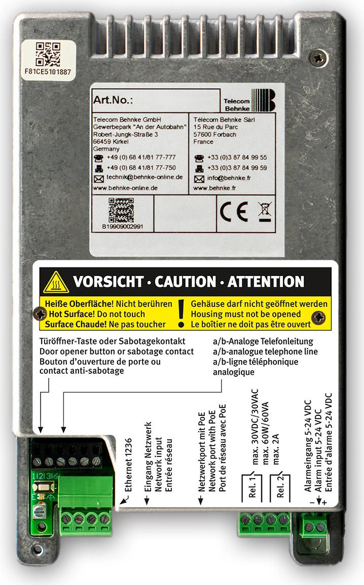 Behnke 20-0001-BS Elektronik kompakt SIP/a/b Groesse 3 (20-0001-BS)