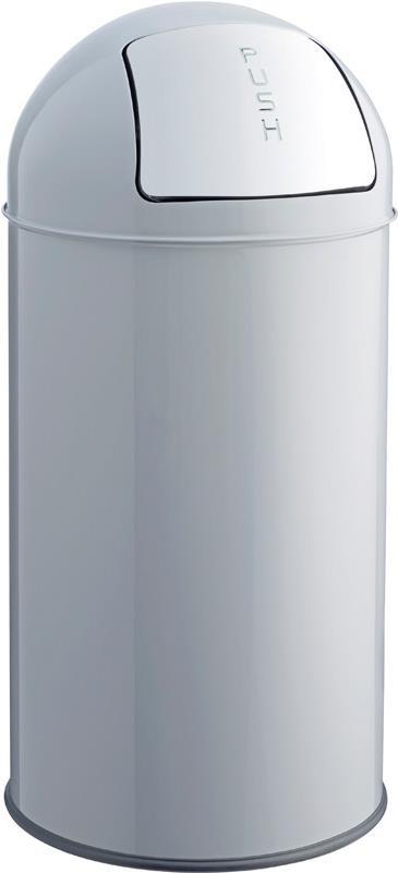 Helit the dome 30 l Rund Edelstahl Grau - Metallisch (H2401787)
