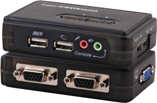 EFB-Elektronik 4-Port KVM Switch USB-Audio incl. Kabelset Hersteller: EFB Elektronik (EB941)
