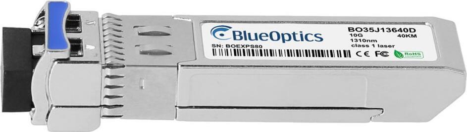 Kompatibler Alcatel-Nokia 473841A BlueOptics© SFP+ Transceiver, LC-Duplex, 10GBASE-ER, Singlemode Fiber, 1310nm, 40KM, DDM, 0°C/+70°C (473841A-BO)