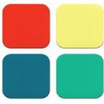 ASCOM Farbige Sticker passend für Gürtelclip 660585 (Packung mit 4 Stück) (660579)