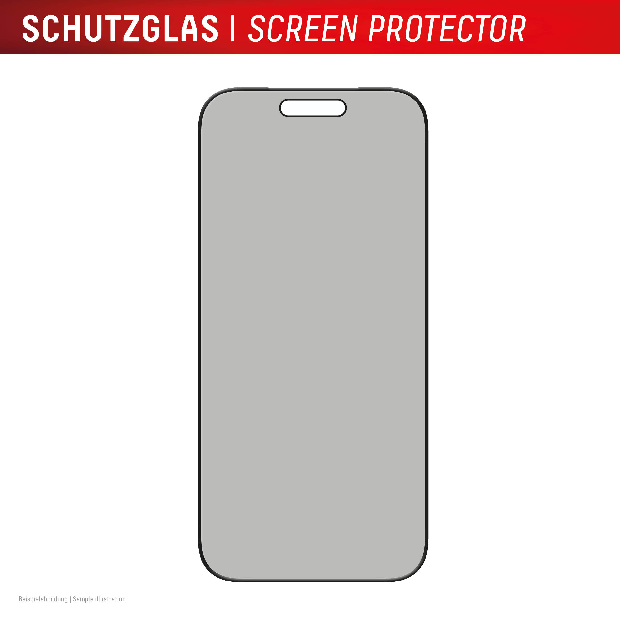 E.V.I. DISPLEX Privacy Glass MountMaster Displayschutzglas Apple iPhone 17 Pro Schwarz
