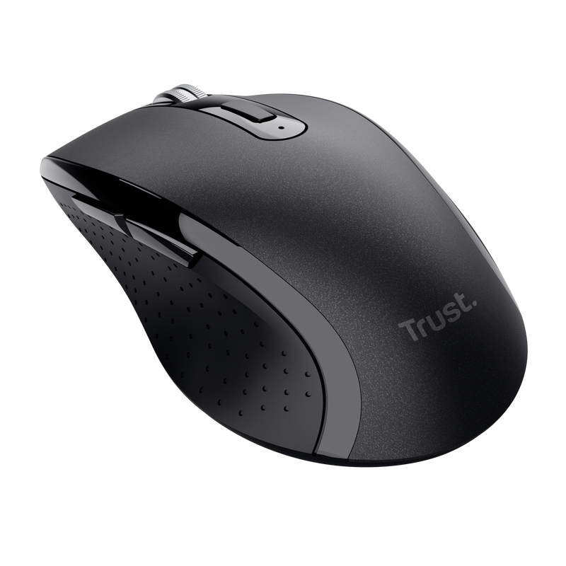 Trust Sura Ergonomische Maus kabellos 2.4 GHz Schwarz