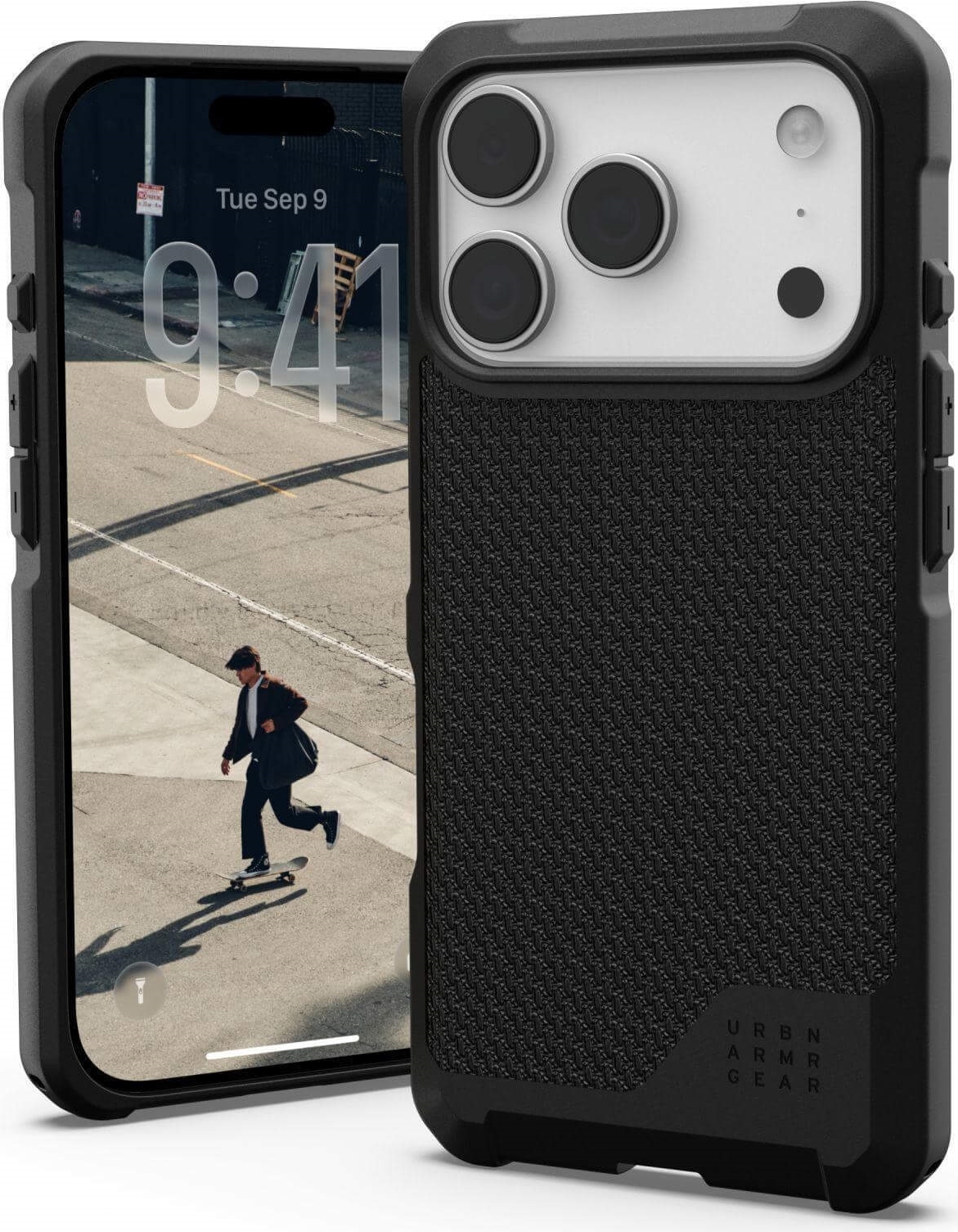 UAG Urban Armor Gear Metropolis LT MagSafe Case | Apple iPhone 17 Pro | kevlar schwarz | 114517113940 (114517113940)