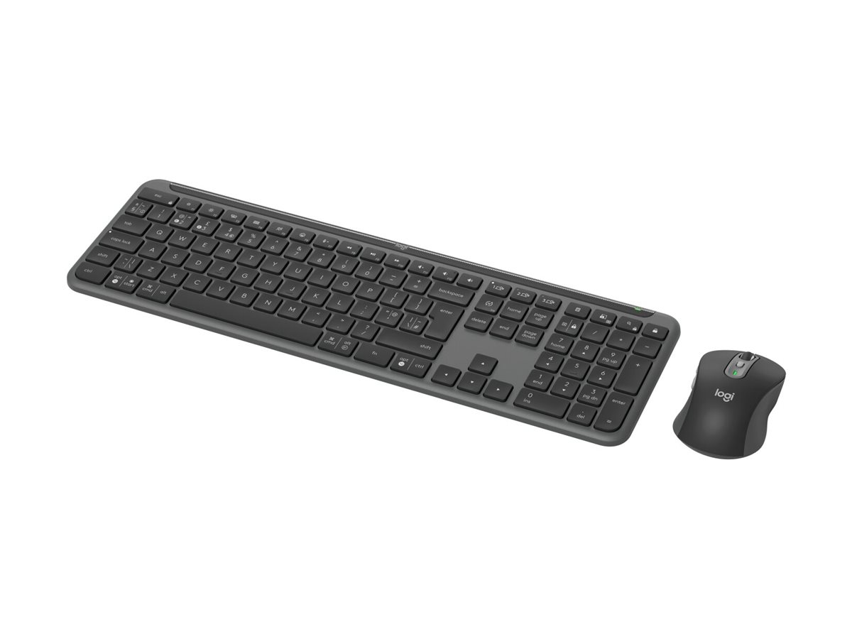Logitech Signature Slim Combo MK950 Tastatur-und-Maus-Set Graphite