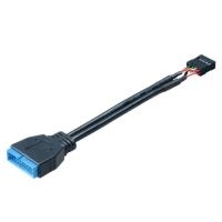 Akasa 9-pin/19-pin USB 3.0 19-pin (AK-CBUB19-10BK)