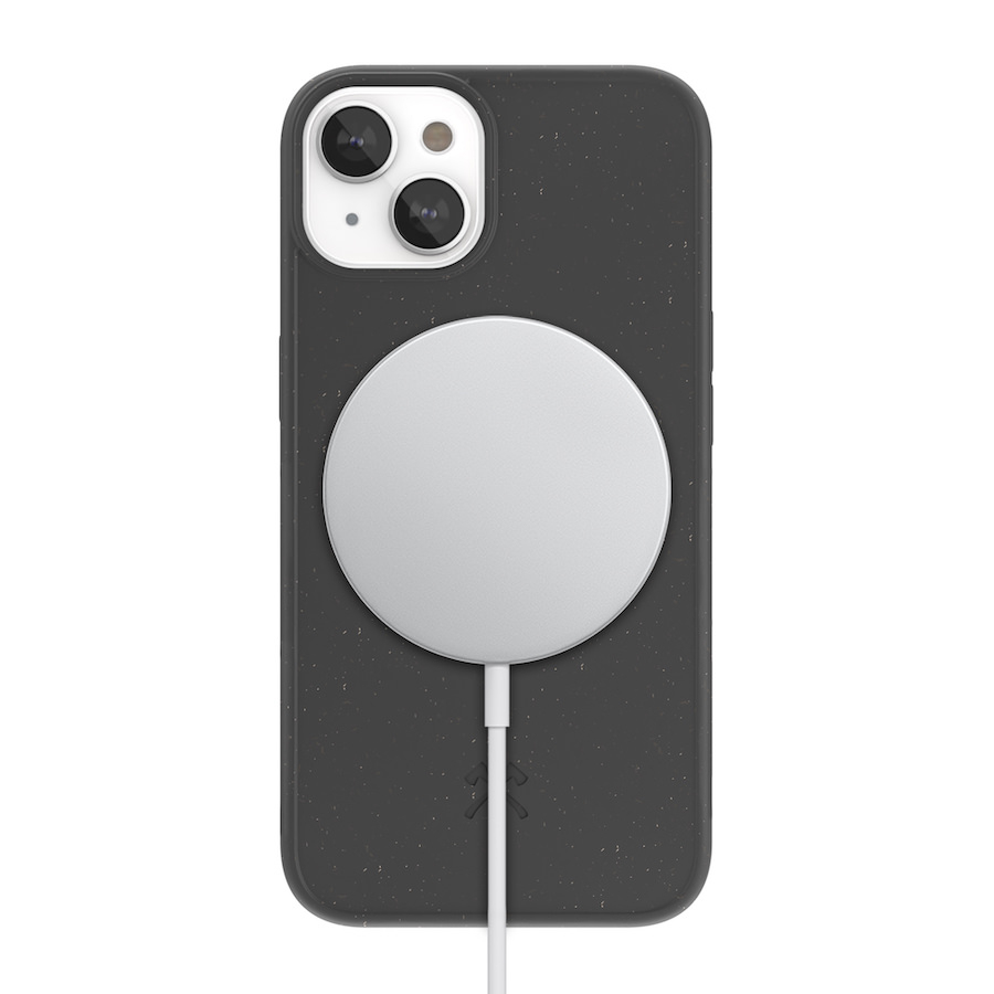 Woodcessories eco670 Handy-Schutzhülle für iPhone 14 MagSafe 6,1" Schwarz