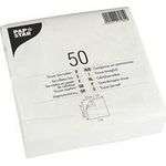 PAPSTAR Lunch-Servietten, 330 x 330 mm, 2-lagig, weiß Tissue, 1/4 Falz, - 1 Stück (17080)