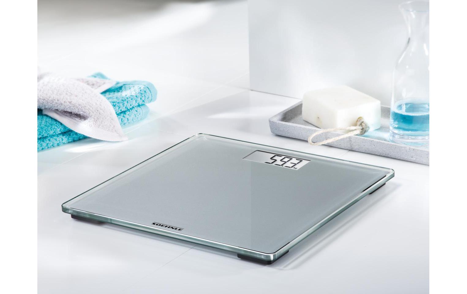 Soehnle Style Sense Compact 300 Elektronische Personenwaage 180 kg 100 g Silber