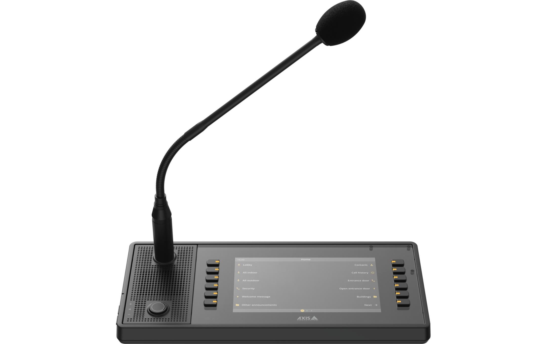 Axis TC6901 Schwanenhals-Konferenzmikrofon 3-Pol XLR Schwarz