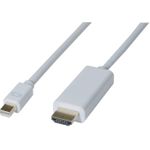 CUC Exertis Connect 128418 Videokabel-Adapter 2 m HDMI Typ A (Standard) Mini DisplayPort Weiß (128418)