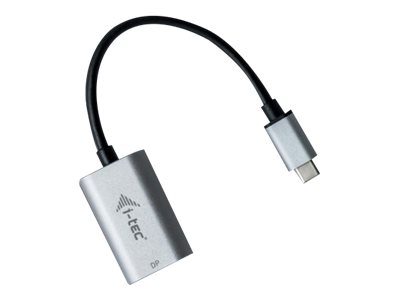 i-Tec C31METALDP60HZ USB-C auf DisplayPort Metal Adapter 4K 60Hz Grau, Türkis