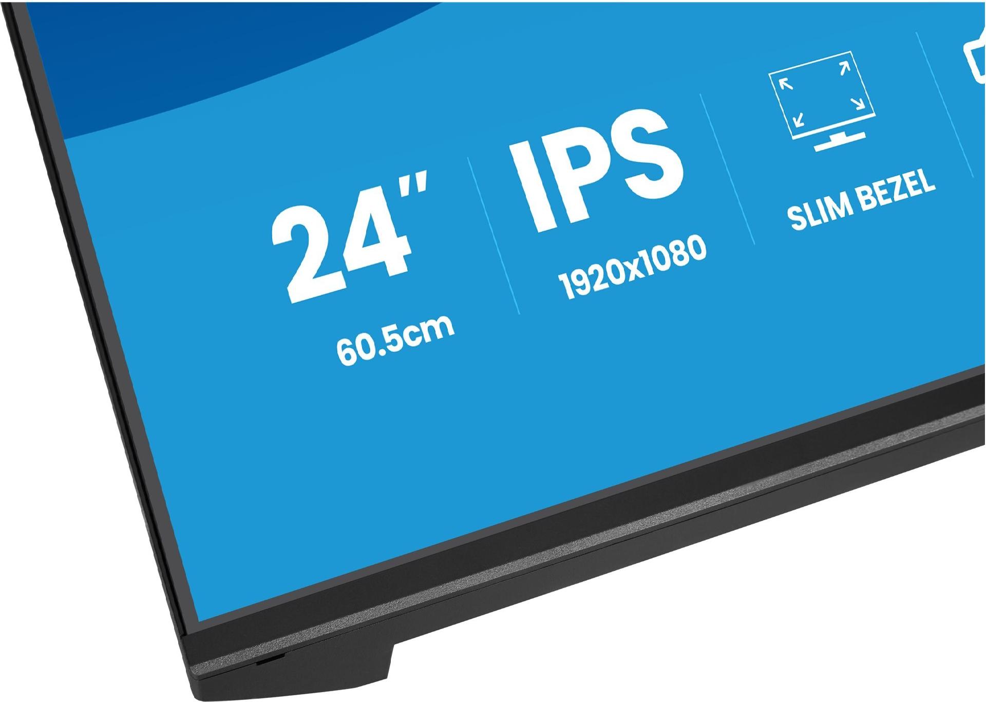 iiyama ProLite X2493HSU-B1 24" Full HD IPS Monitor 120 Hz 1 ms Schwarz