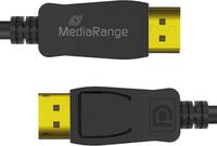 MEDIARANGE DisplayPort Kabel Ver. 2.1 40 Gbps sw (MRCS248)