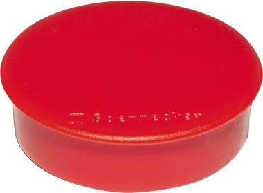 Magnet-Kreis 38mm rot Haftkraft 2.5kg Packung 10 Magnete (4887)