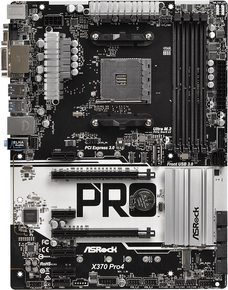 ASRock X370 Pro4 Motherboard (90-MXB7T0-A0UAYZ)