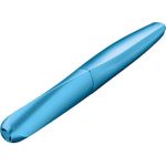 Pelikan Twist Tintenroller Frosted Blue, blau-metallic ergonomische Form, für Rechts- und Linkshänder geeignet, - 1 Stück (811279)