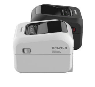 HONEYWELL PC42E-D, Direct Thermal Printer, Black, 203 dpi, USB, Ethernet, Serial Port, No Power Cord (PC42EDB020200)