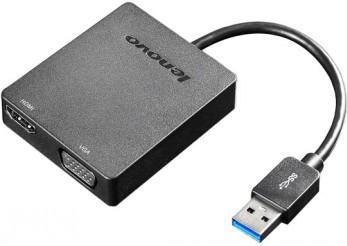 Lenovo Universal USB 3.0 to VGA/HDMI Adapter (4X90H20061)