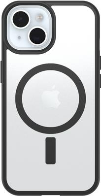 OtterBox React MagSafe Apple iPhone 15/14/13 Black Crystal - clear/black (77-98204)