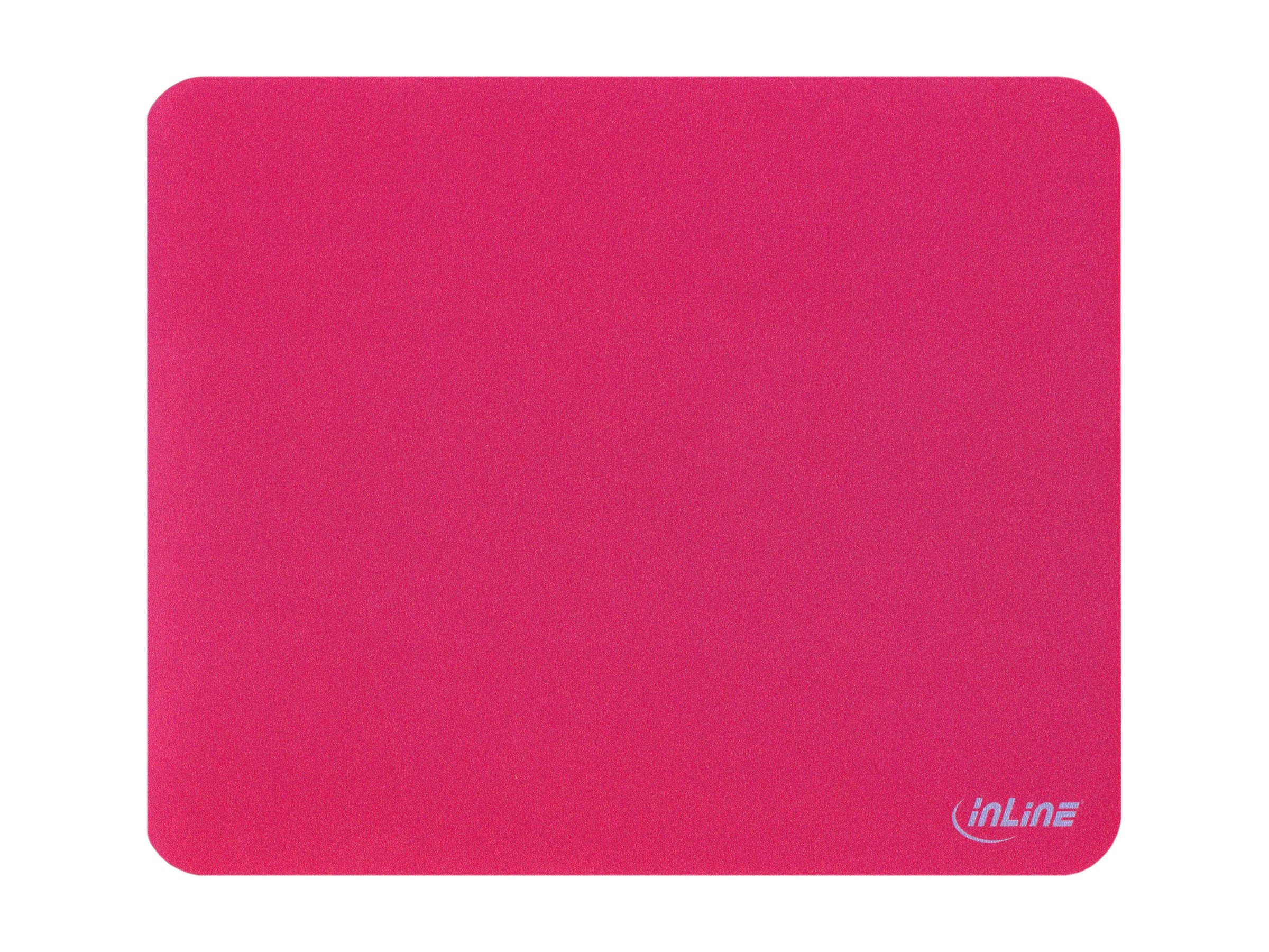 InLine Maus-Pad Laser ultradünn 220x180x0,4mm Rot