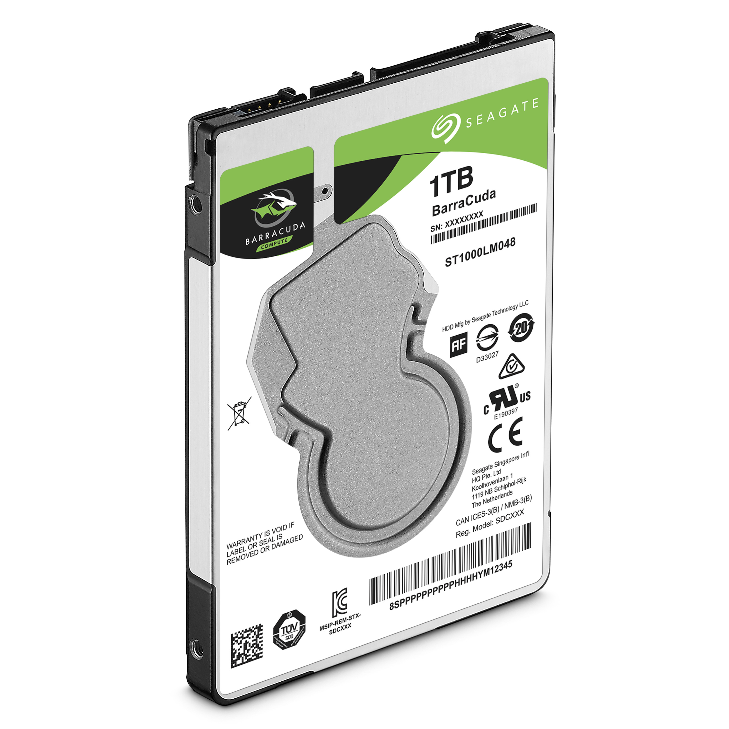 Seagate Barracuda ST1000LM048 1 TB 2.5" HDD SATA 6Gb/s 5400 rpm 128 MB Cache
