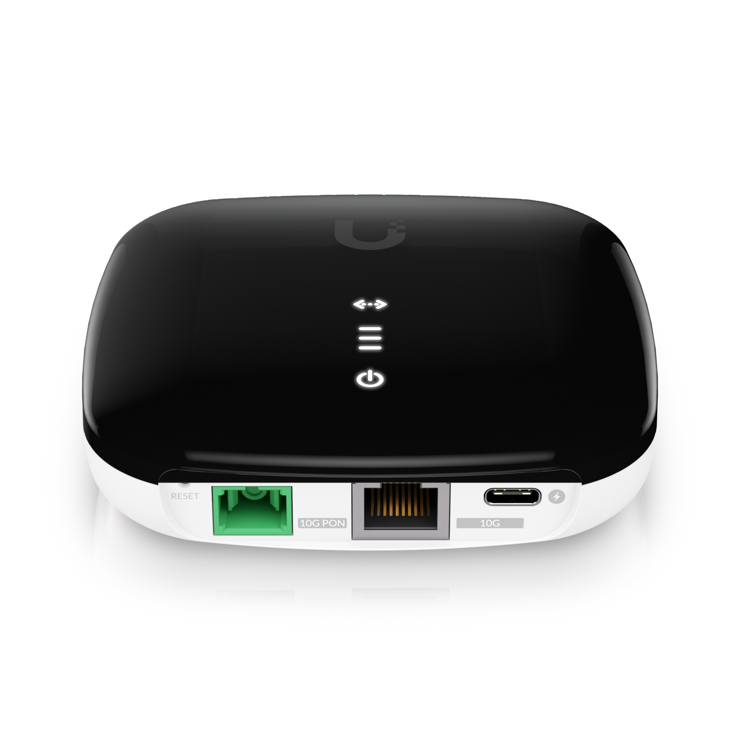 Ubiquiti UISP Fiber XGS 10 Gbps Optische Netzwerkeinheit Schwarz, Weiß
