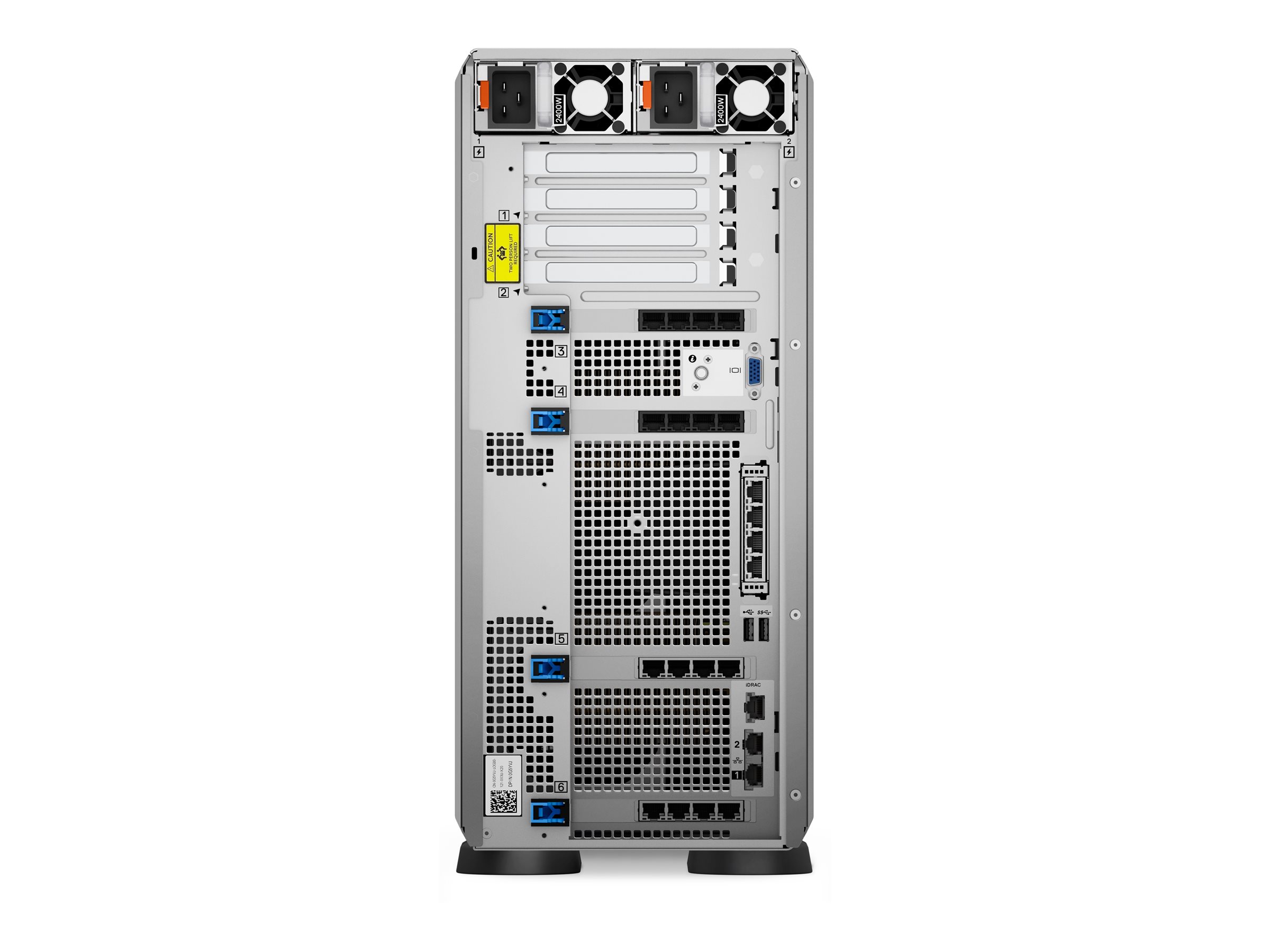 Dell PowerEdge T560 Tower Server Intel Xeon Silver 4514Y 64 GB RAM 960 GB SSD 2x1100W Schwarz