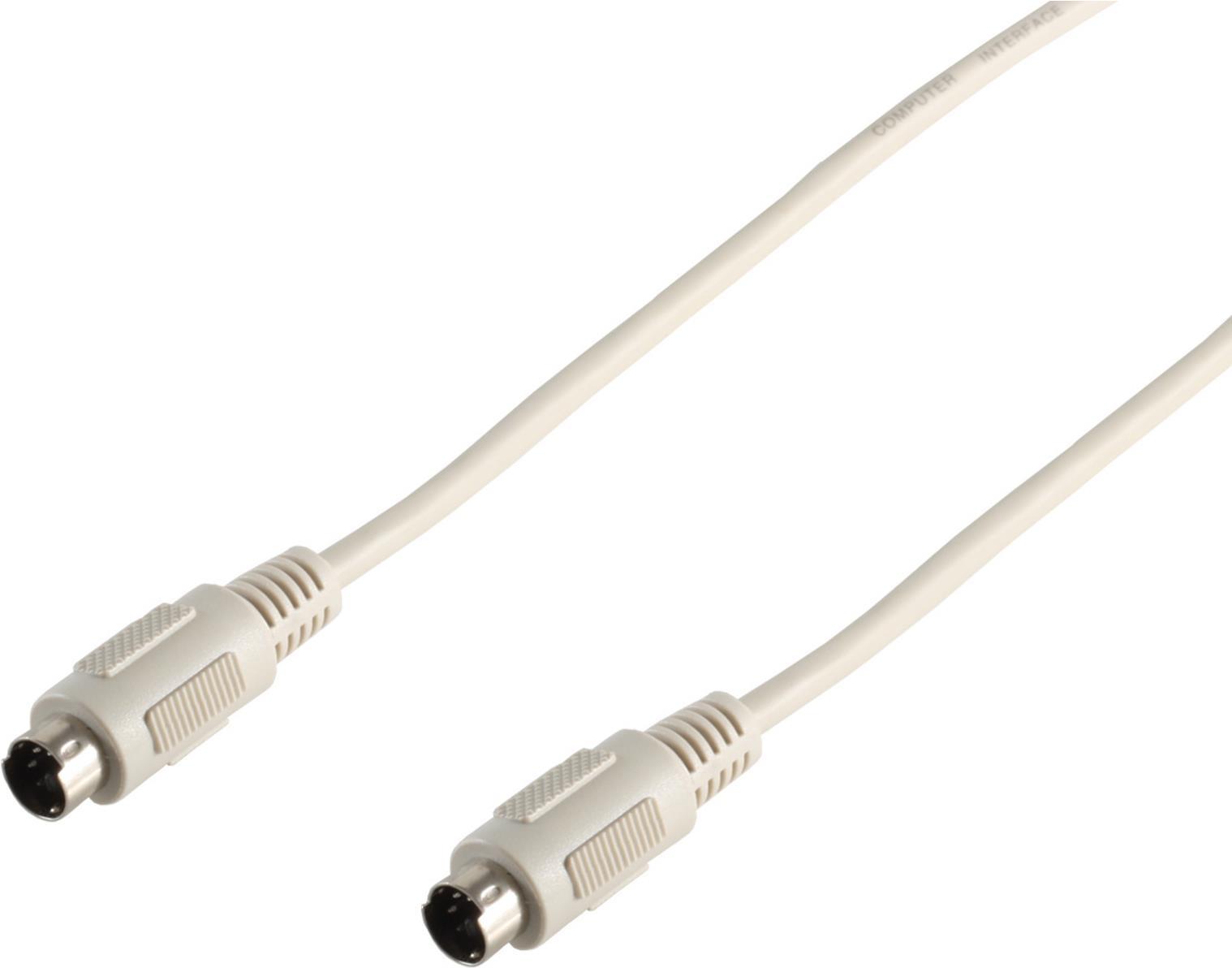 ShiverPeaks S/CONN maximum connectivity PS2 Kabel, 2 x 6-pol. MINI DIN-Stecker, 1,8m (78107-2)