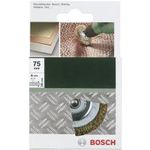 Bosch 2609256519 Scheibenbürste Ø 75 mm Stahldraht vermessingt Schaft-Ø 6 mm 1 St. (2609256519)