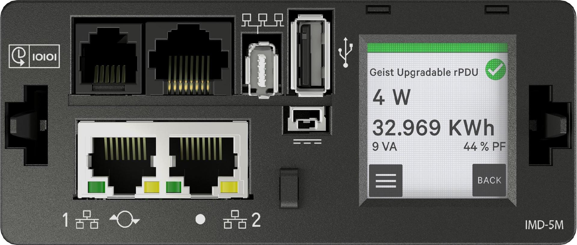 Vertiv Geist RTS, Switched (Outlet Level), 1U, input (2) IEC60320 C20 power inlet 100-240V 16A or 20A, combi outputs (6)C13 or C19 (VA7U21A0)