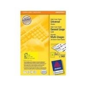 Avery - Etiketten - Gelb - A4 (210 x 297 mm) - 100 Stck. 24) (3451) - Avery - Etiketten - Gelb - A4 (210 x 297 mm) - 100 Stck. 24) (3451)