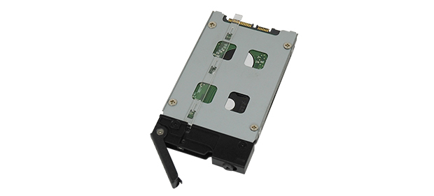 Chieftec CMR-425 Mobiles Speicher-Rack 4x 2.5" Schwarz
