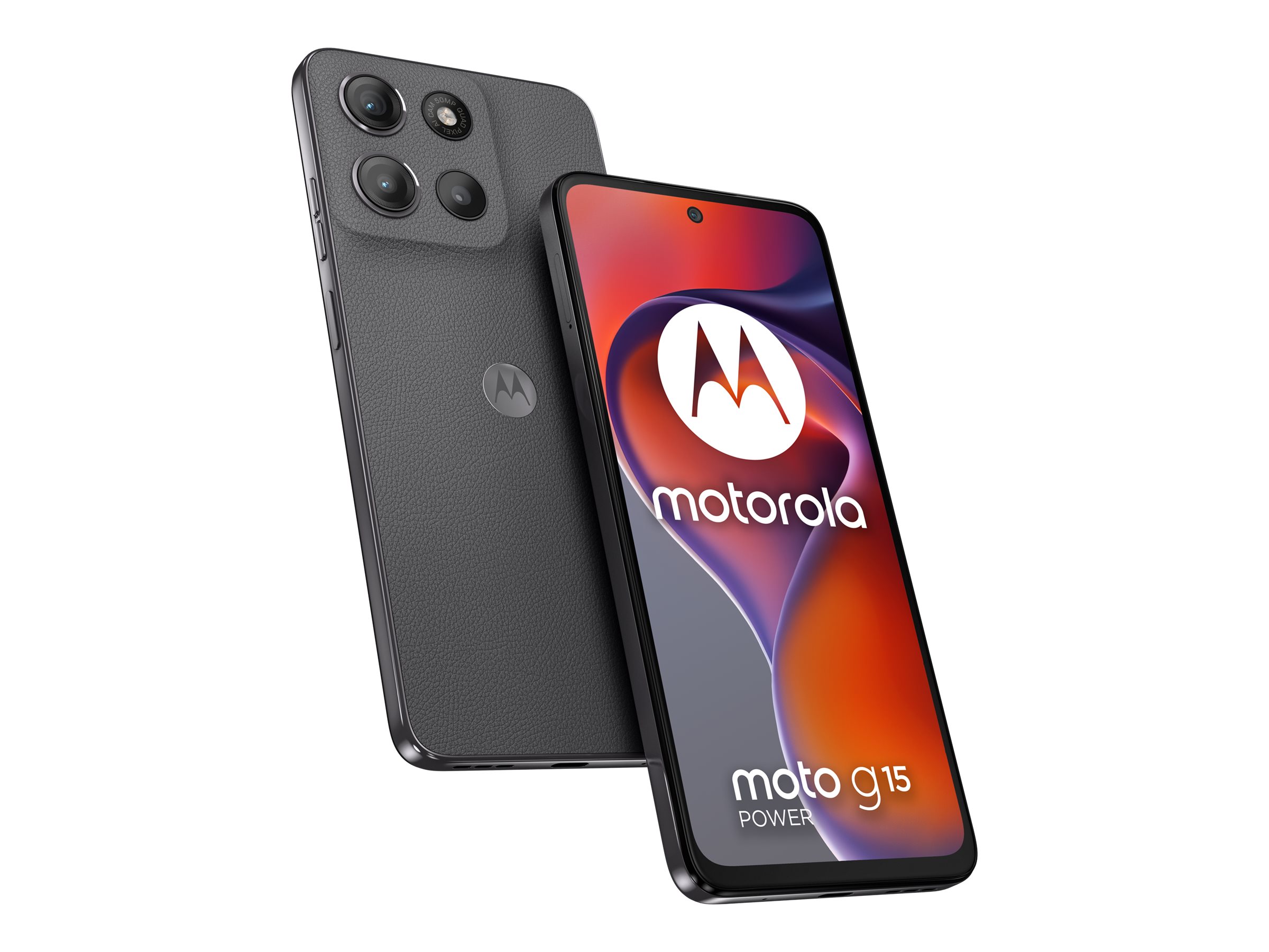 Motorola moto g15 Power 6,72" Dual-SIM 8 GB RAM 256 GB 6000 mAh Android 15 Schwerkraftgrau