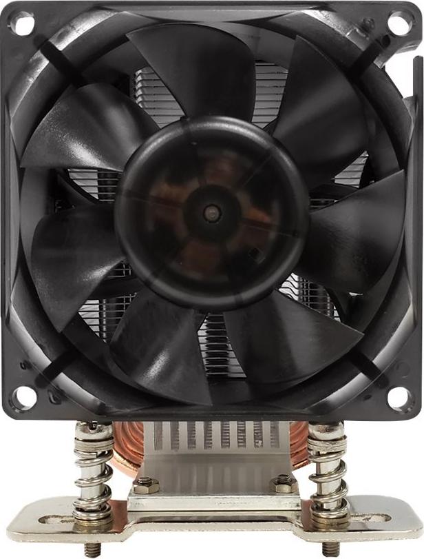 Inter-Tech A-35 Prozessor-Luftkühler 80 mm Aluminium Schwarz Silber
