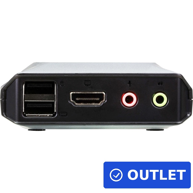 ATEN CS22H KVM-/Audio-/USB-Switch (CS22H)