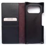 Volla Leder Schutzhülle/Bookcase für Volla Phone Quintus schwarz (3446)