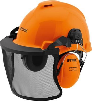 STIHL Motorsägen-Helmset FUNCTION KWF-g. Schutzhelm+Gehörschutz+Nylon-Visier (00008880809)