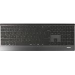 Rapoo Kabellose Touch-Tastatur E9500M Multi-mode Ultra-Slim, Schwarz, UI Layout (00192128)