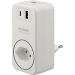 VOLTCRAFT SEM6503 CH Energiekosten-Messgerät USB-Schnittstelle, inkl. Funksteckdose, Datenexport, Datenloggerfunktion, Kostenprognose, TRMS, Stromtarif (VC-14515000)