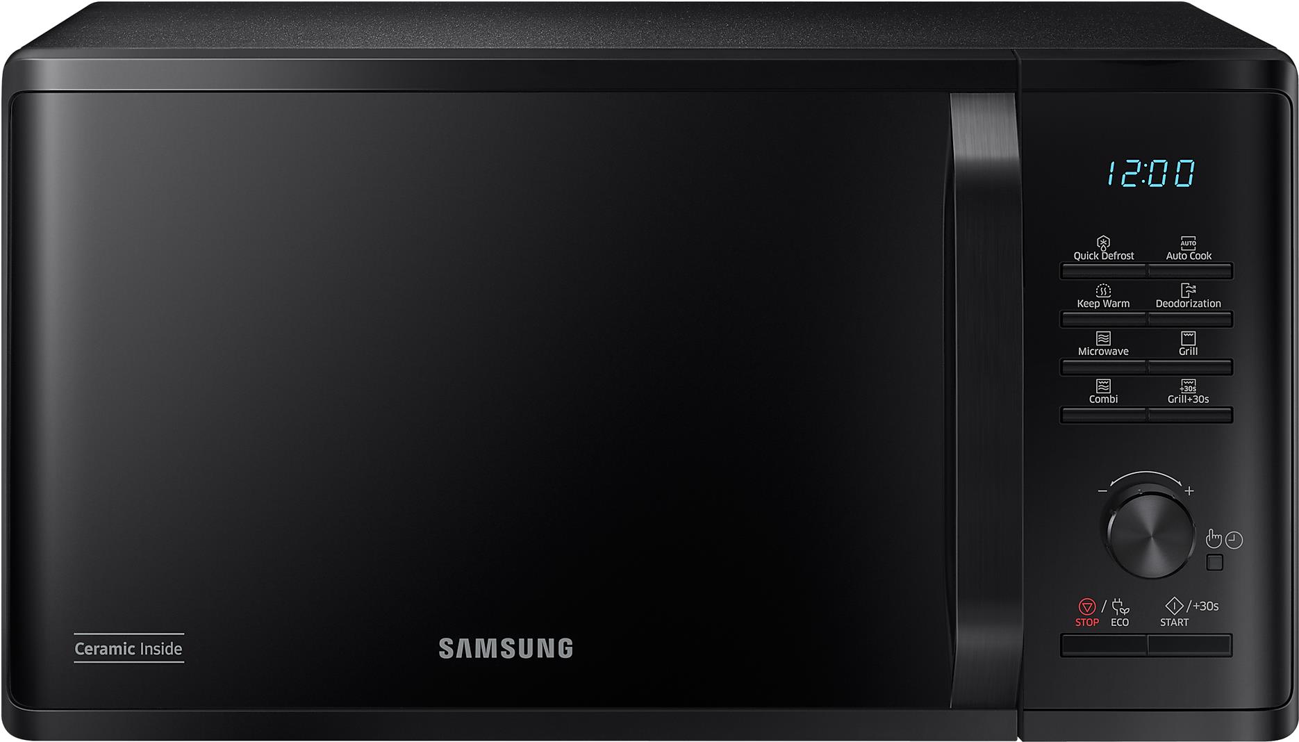 Samsung MG23B3515AK/EN Mikrowelle Arbeitsplatte Grill-Mikrowelle 23 l 1250 W Schwarz (MG23B3515AK/EN)