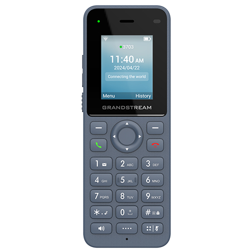 Grandstream WP826 Schnurloses VoIP-Telefon WiFi Bluetooth 3 SIP-Konten Blau