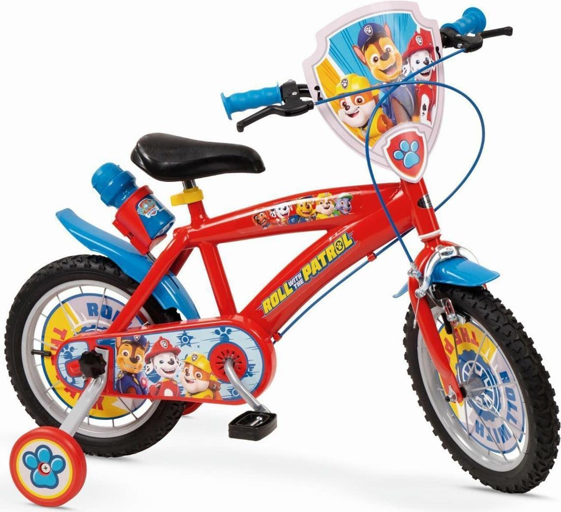 Kinderfahrrad 14" Paw Patrol Rot 1478 Junge NEU TOIMSA (8422084014780)